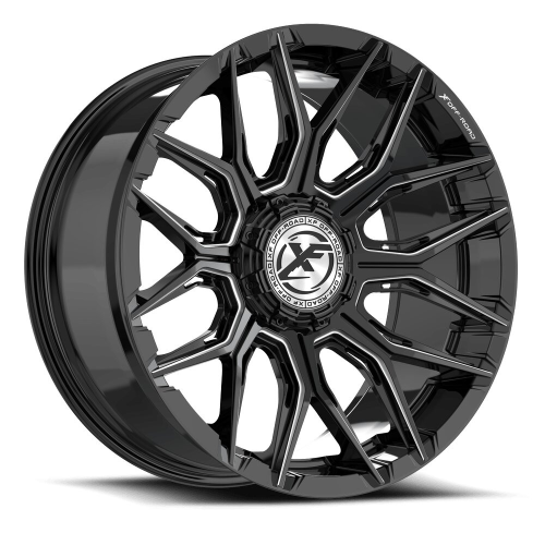 Xf Off-Road Xf-246 Gloss Black & Milled Photo