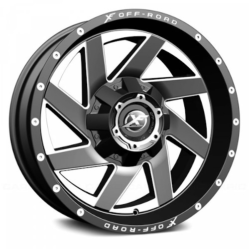 XF Offroad XF-205 Gloss Black Milled Photo