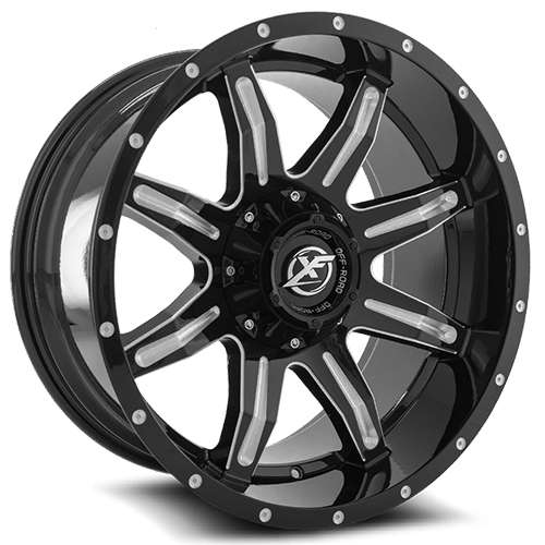 XF Offroad XF-215 Gloss Black Milled