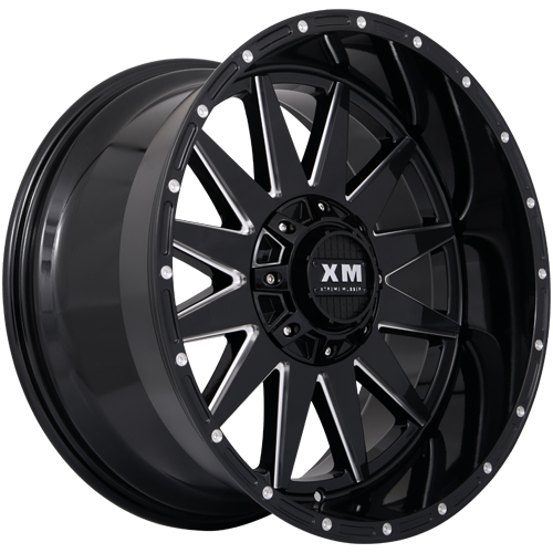 Xtreme Mudder XM312 Gloss Black Milled Photo