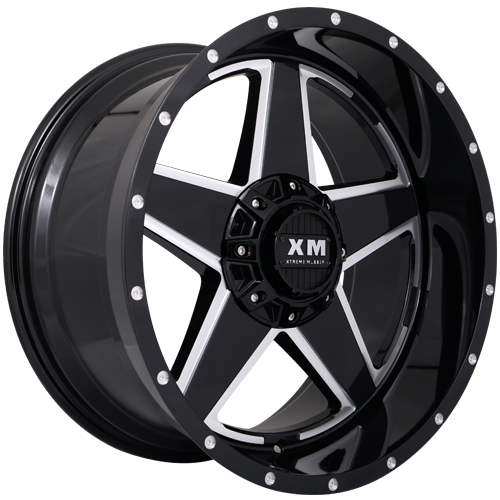 Xtreme Mudder XM315 Gloss Black Milled Photo