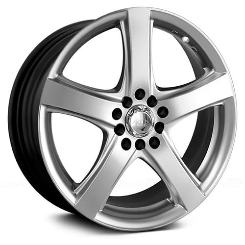 Akita Ak-7 Silver Wheel (17X7.5"/10X100Mm) (729419012397)