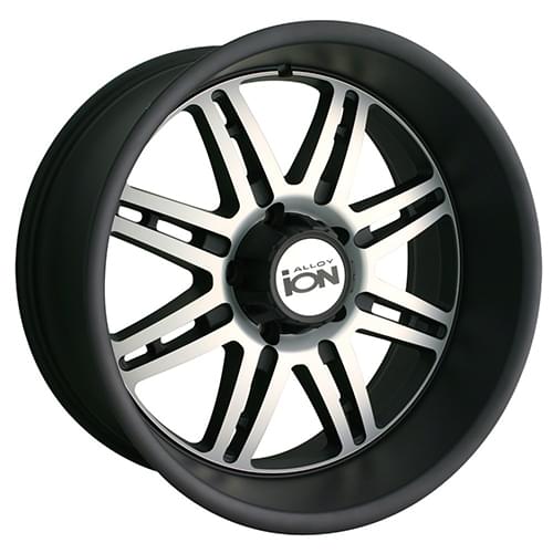 Ion Alloy Style 183 Matte Black Wheel with Machined Face 20x9/8x180mm 