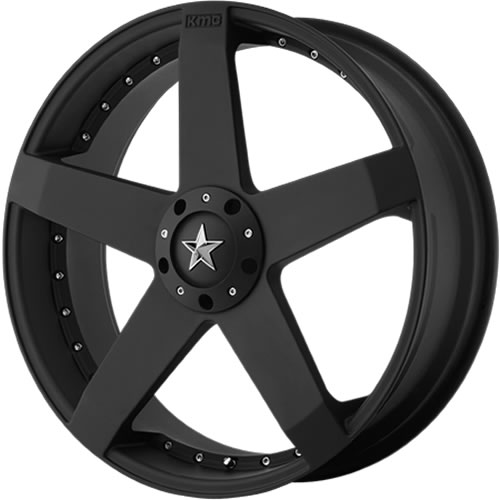 KMC KM775 Rockstar Car Matte Black - Part Number KM77522846742 KMC KM775 Rockstar Car Matte Black Photo