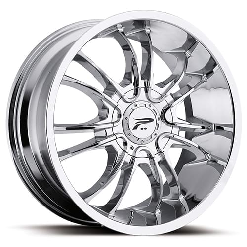 Platinum America 406 Chrome Wheels 6x5.5 - 20x9 +15 - 406-2983C+15