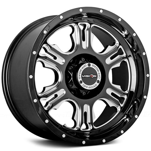 RealView of Vision Offroad Rage 397 Milled - 20x9 +12 - 397-2981MS12