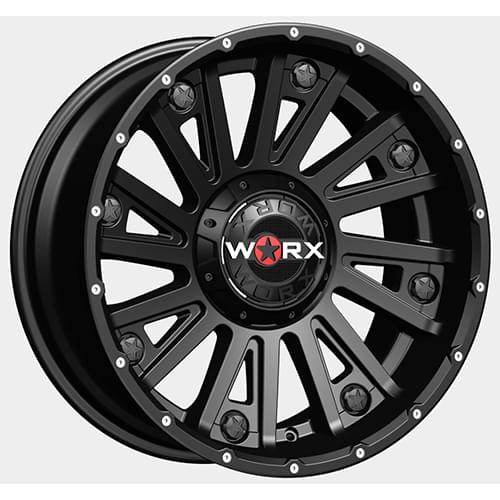 Worx Sentry 810 Satin Black Wheels 5x5 - 18x9 -12 - 810-8905SB12