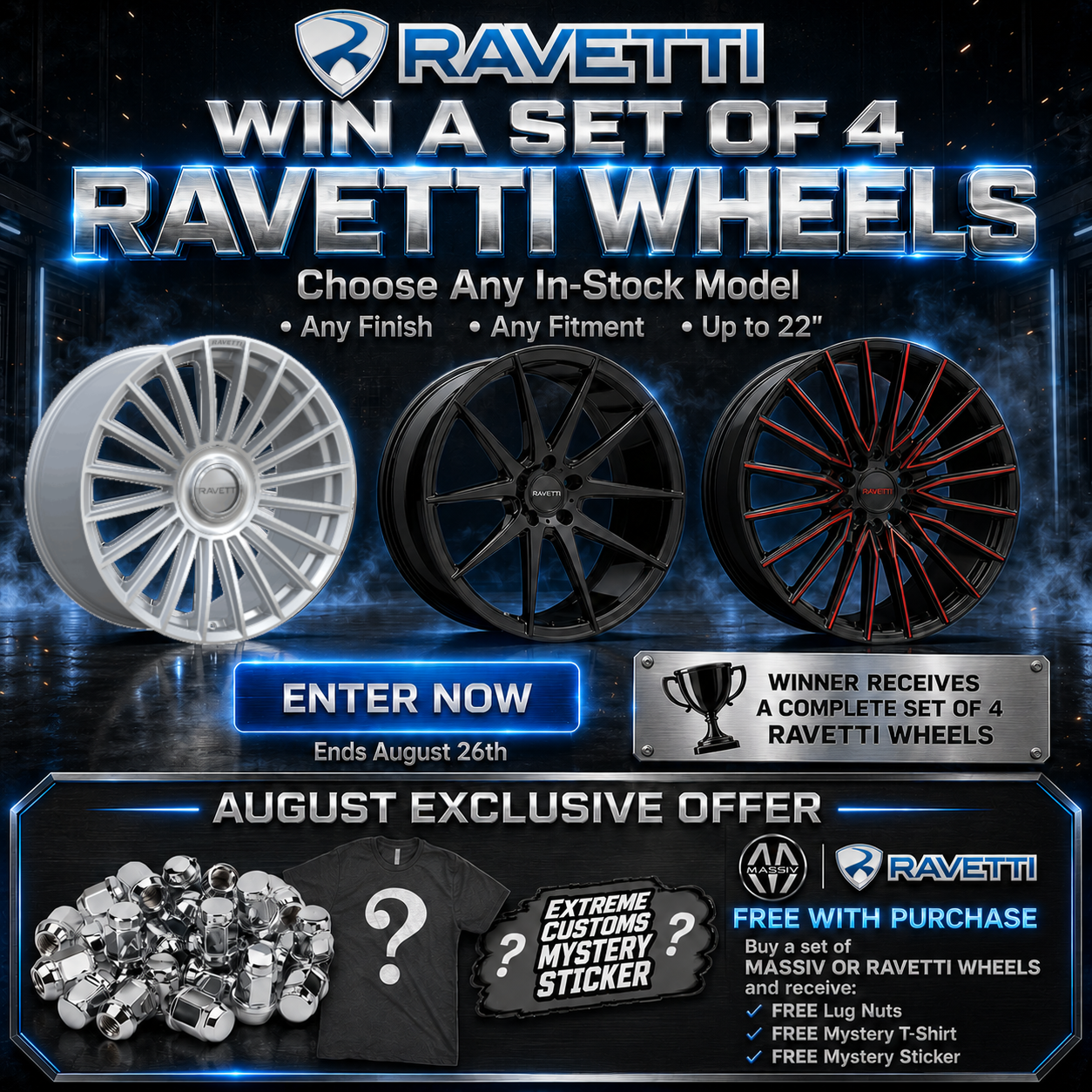 Ravetti Wheels Giveaway